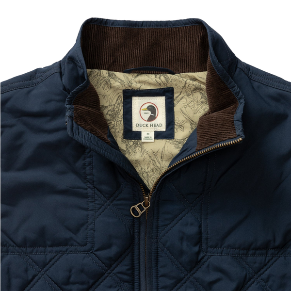 Duck Head Men's Fremont Sport Performance Quilted Vest / Deep Navy