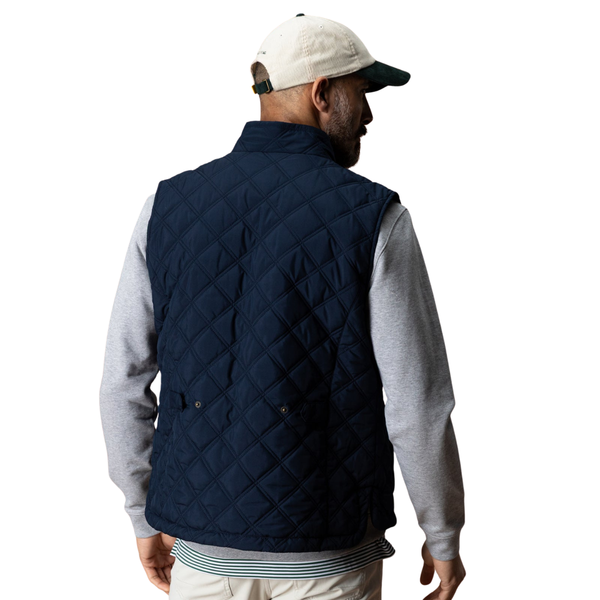 Duck Head Men's Fremont Sport Performance Quilted Vest / Deep Navy