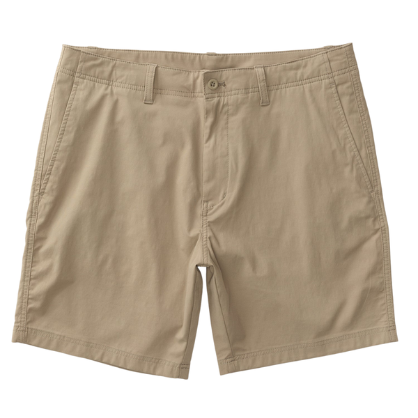 Duck Head Men's Harbor Performance Short - 8"/ Khaki