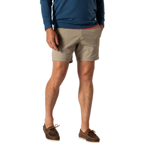 Duck Head Men's Harbor Performance Short - 8"/ Khaki