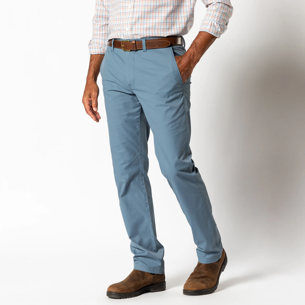 Duck Head Men's Harbor Performance Chino / Dusk Blue