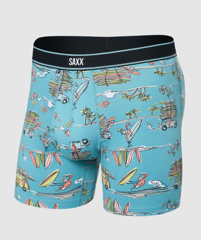 Saxx Men's Daytripper Boxer Brief / Beach or Bust - Reef Blue