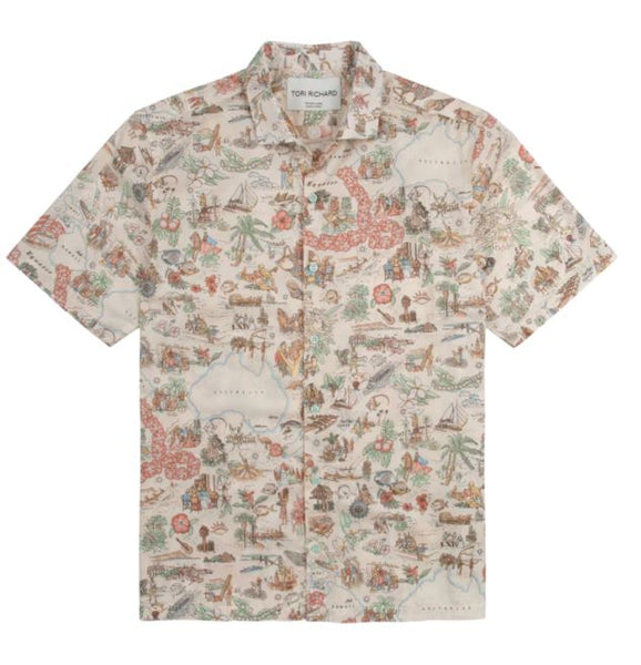 Tori Richard Destinations S/S Shirt / Natural