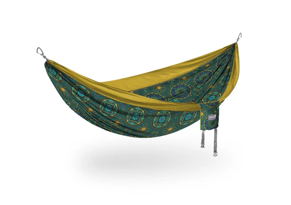 Eagles Nest Outfitters DoubleNest Print Hammock/ Mantra-Gold