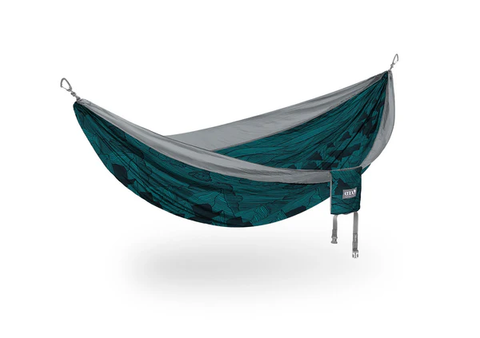 Eagles Nest Outfitters DoubleNest Print Hammock/ Mountain to Sea-Grey