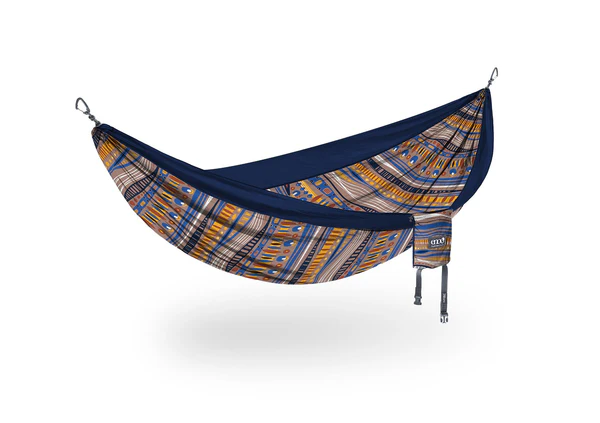Eagles Nest Outfitters DoubleNest Print Hammock/ Tundra-Navy