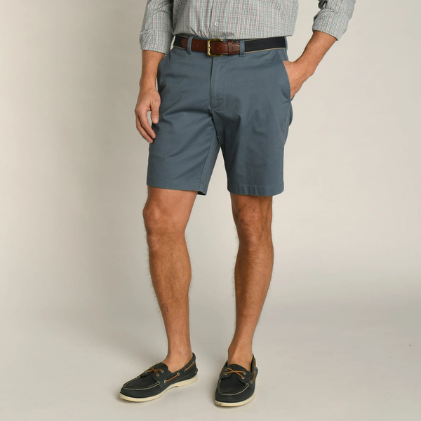 Duck Head Men's Gold School Chino Short - 9"/ Vintage Blue