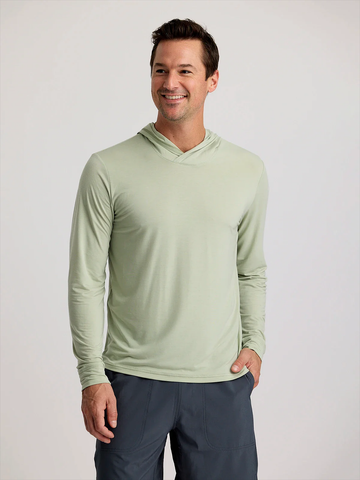 Free Fly Men's Elevate Lightweight Hoodie / Desert Sage
