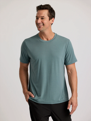 Free Fly Men's Elevate Lightweight Tee / Stormy Sea