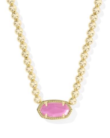 Kendra Scott Elisa Gold Azalea Illusion Beaded Necklace