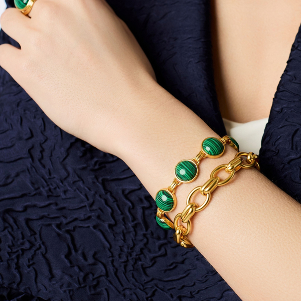Julie Vos Essex Gold Link Bracelet