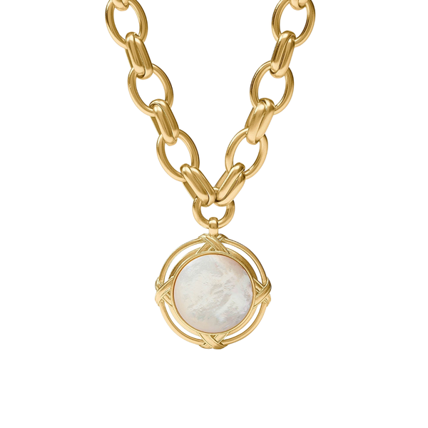 Julie Vos Essex Mother of Pearl Statement Necklace