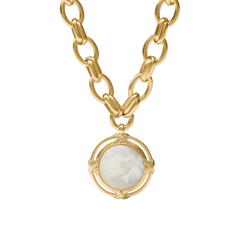 Julie Vos Essex Mother of Pearl Statement Necklace