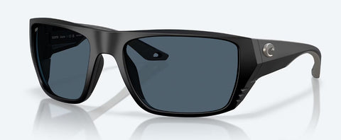 Costa Del Mar Finlet Sunglasses - Matte Black / Gray 580P