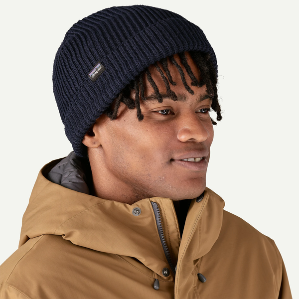 Patagonia Fisherman's Rolled Beanie/ Navy Blue