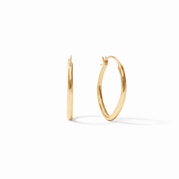 Julie Vos Fleur -de-Lis 2 in 1 Gold Earrings