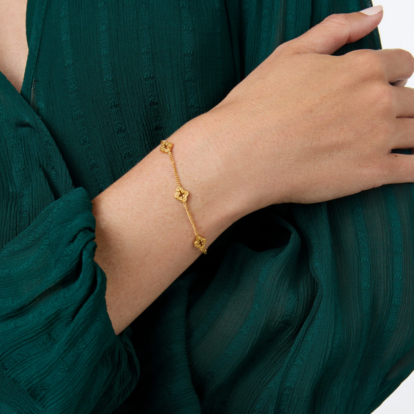 Julie Vos Florentine Gold Delicate Bracelet
