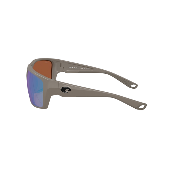 Costa Del Mar Fly Line Sunglasses - Matte Olive Shale / Green Mirror 580G