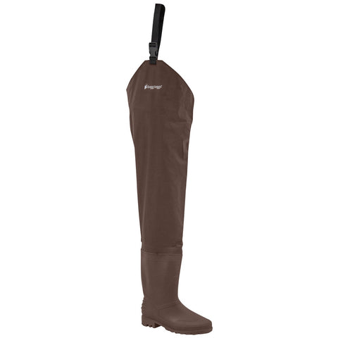 Frogg Toggs Men's Rana PVC Lug Hip Wader / Brown