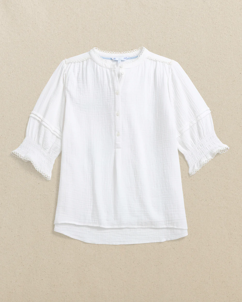 Southern Tide Women's Harlow Top / Classic White