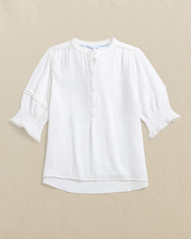 Southern Tide Women's Harlow Top / Classic White