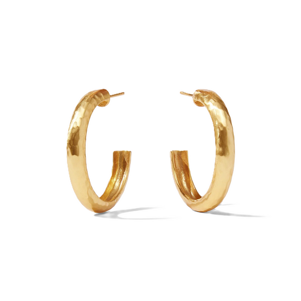 Julie Vos Havana Gold Hoop Earrings