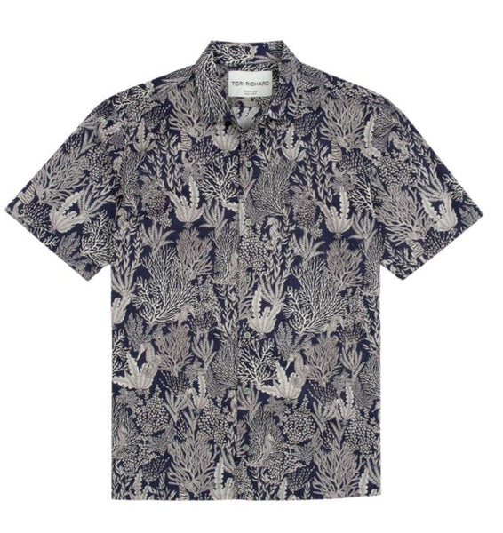 Tori Richard Hi Horse S/S Shirt / Navy