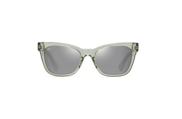 Maui Jim Sunglasses Hiwahiwa - Shiny Transparent Sage / Grey