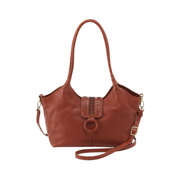 Hobo Foundery Small Leather Tote / Kindling Brown