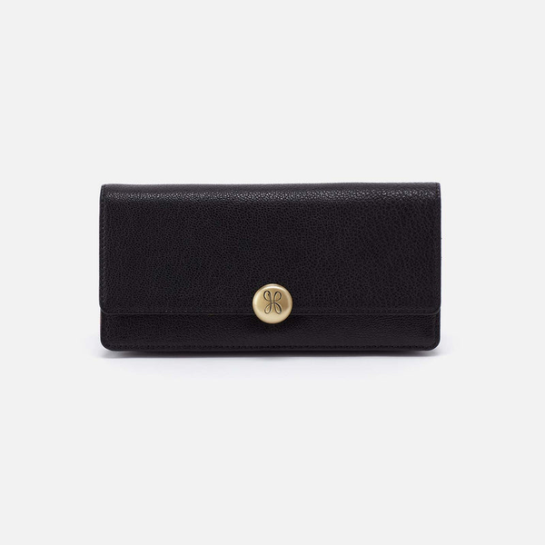 Hobo Hutton Large Wallet / Black