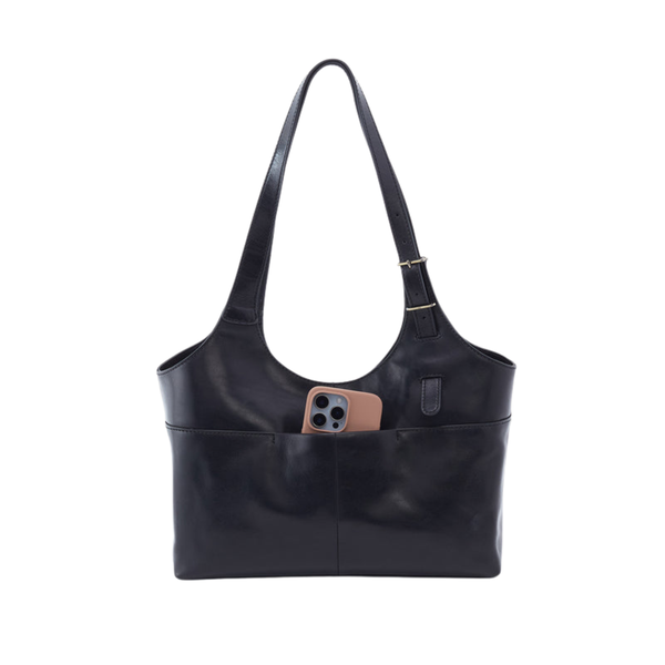 Hobo Atlas Leather Tote / Black
