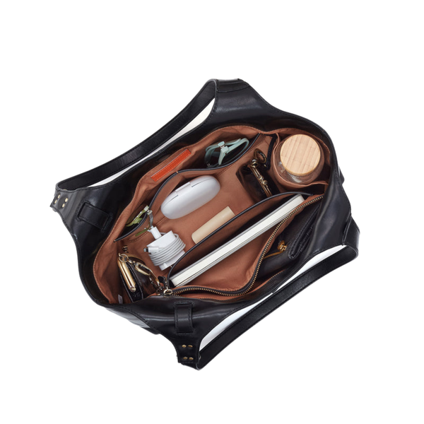 Hobo Atlas Leather Tote / Black