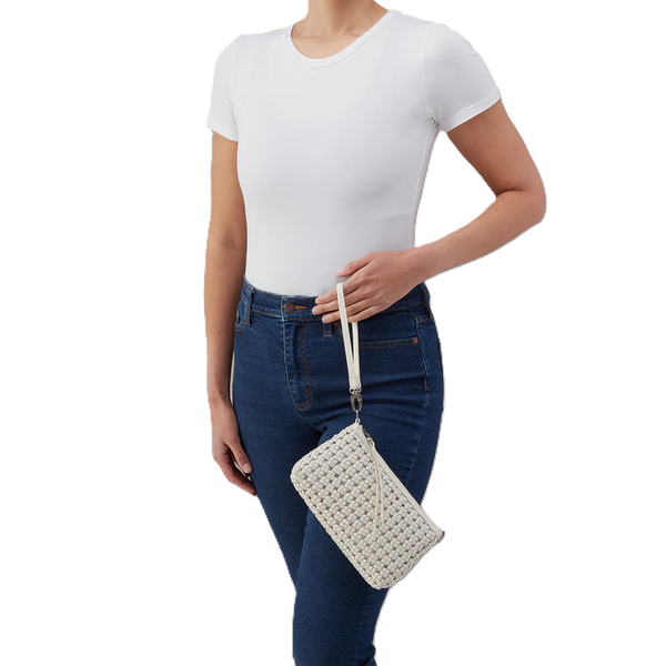 Hobo Darcy Crossbody Purse / White Cap