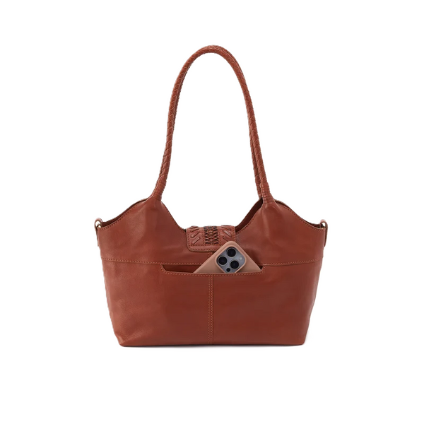 Hobo Foundery Small Leather Tote / Kindling Brown