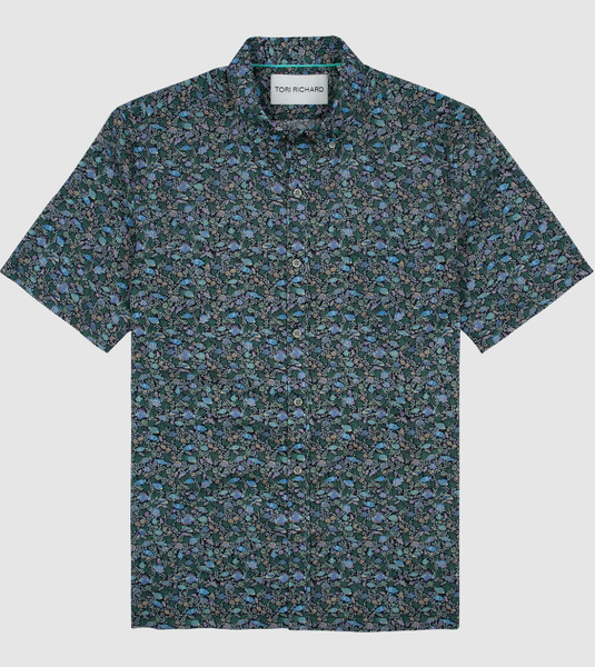 Tori Richard Intricasea S/S Shirt / Black