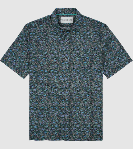 Tori Richard Intricasea S/S Shirt / Black