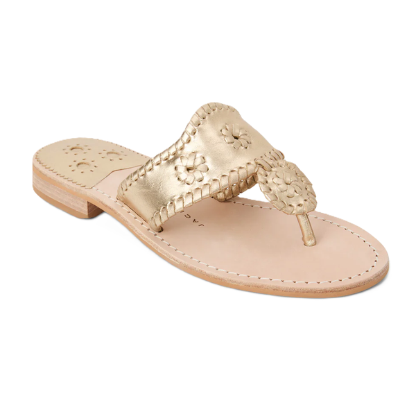 Jack Rogers Women's Jacks Flat Sandal / Platinum