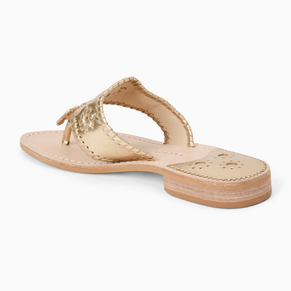 Jack Rogers Women's Jacks Flat Sandal / Platinum