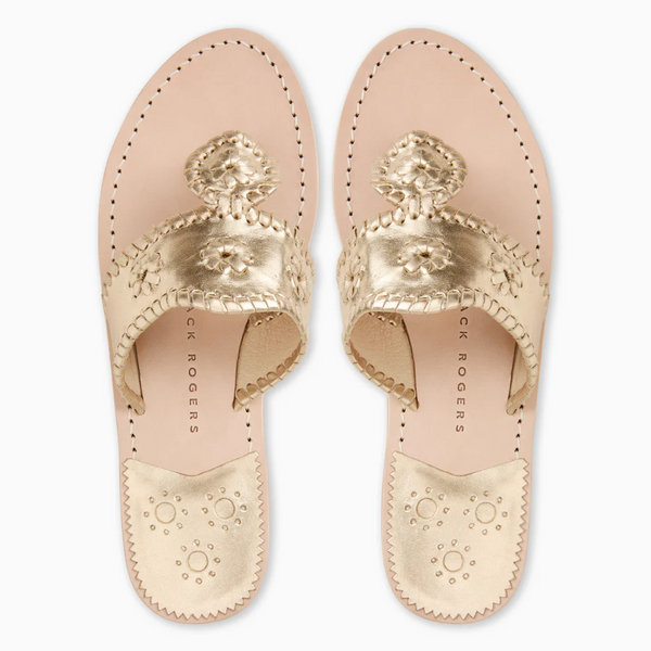 Jack Rogers Women's Jacks Flat Sandal / Platinum