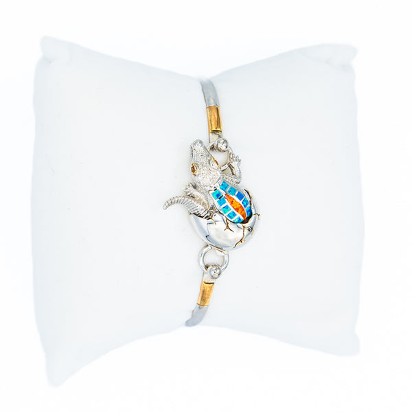 Kovel Orange/Blue Hatching Alligator Topper