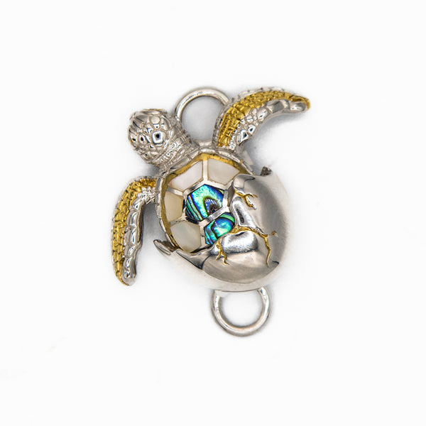 Kovel Abolone/MOP Hatching Sea Turtle Topper