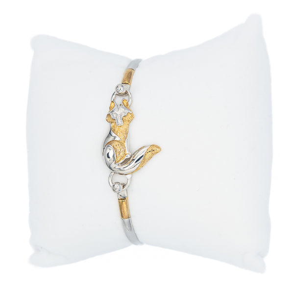 Kovel Two Tone Sitting Fox Topper