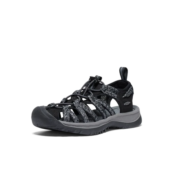 Keen Women's Whisper Sandal/Black/Steel Grey