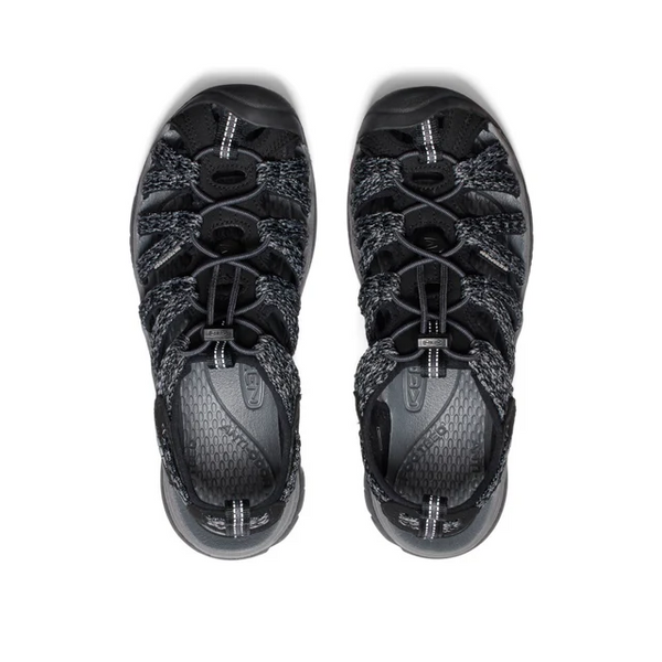 Keen Women's Whisper Sandal/Black/Steel Grey