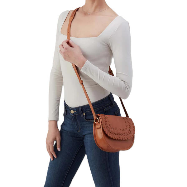 Hobo Kiva Small Crossbody Leather Purse / Harvest Wheat