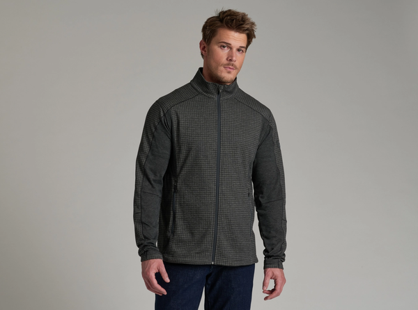 Kuhl Men's Reactiv Grid Full Zip / Carbon