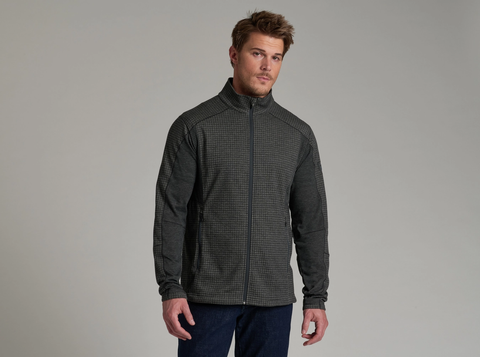 Kuhl Men's Reactiv Grid Full Zip / Carbon