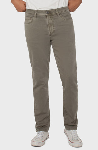 Liverpool Kingston Modern Straight Colored Denim Jeans / Pewter Green