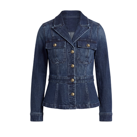 Liverpool Women's Peplum Jacket With Tab Detail / Strasborg
