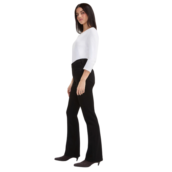 Liverpool Women's Bobbie Baby Boot Jeans / Black Rinse